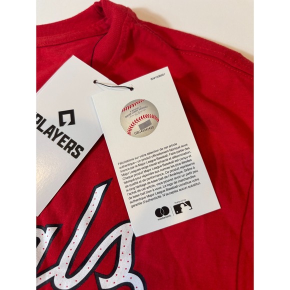 Nike MLB Washington Nationals CJ Abrams 5 T Shirt Men's Medium Red NWT - Picture 4 of 11